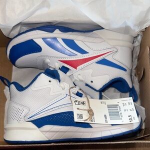 Reebok Kids Sneakers - White, Blue, and Pink